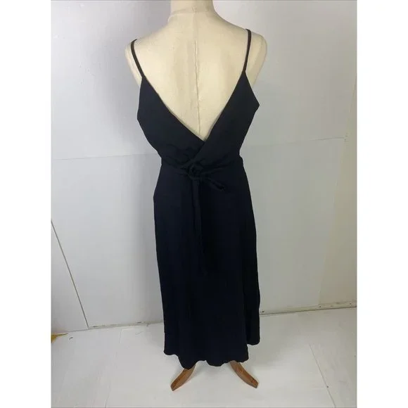 BNWT Kookaï HUNTINGTON WRAP DRESS BLACK Colour Size 34 AU 10 - Picture 6 of 10
